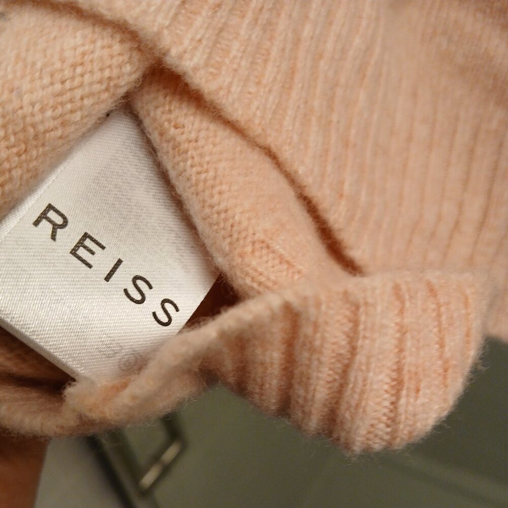 REISS rylee wool & cashmere collar sweater - Picture 9 of 9